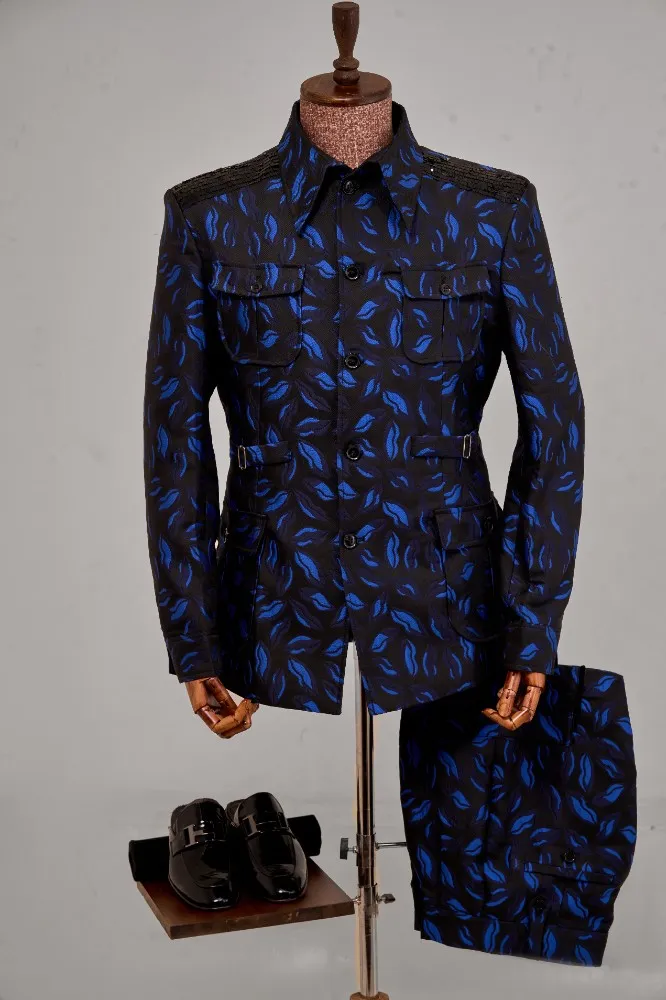 SOWETO BLAZE CUSTOM PRINT MEN SUIT