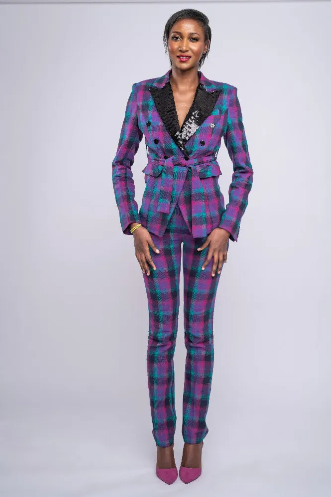 JOE MALAIKA TAILORED VINTAGE LADIES FITTED SUIT
