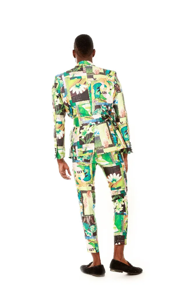 SIMA MEN'S BELTED SUIT