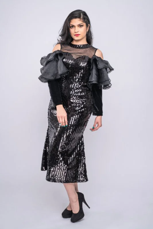 Custom Sequin Gown